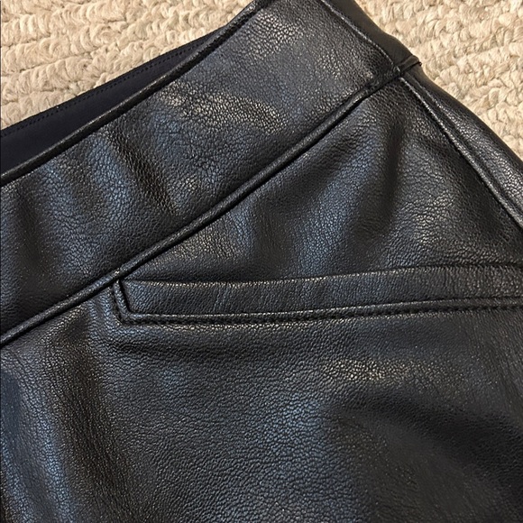Spanx Flare Leather Leggings - Picture 4 of 10